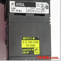 Japan (A)Unused,AR30G4L-10M3A φ30 Japanese automatic switch 1a AC200-220V,Illuminated Push Button Switch,Fuji 