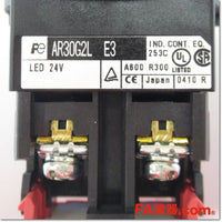 Japan (A)Unused,AR30G2L-11E3Y φ30 automatic switch AC/DC24V,Illuminated Push Button Switch,Fuji 