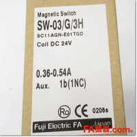 Japan (A)Unused,SW-03/G/3H DC24V 0.36-0.54A 1b 直流操作形電磁開閉器,Irreversible Type Electromagnetic Switch,Fuji