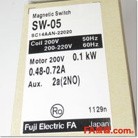 Japan (A)Unused,SW-05 AC200V 0.48-0.72A 2a 電磁開閉器,Irreversible Type Electromagnetic Switch,Fuji 