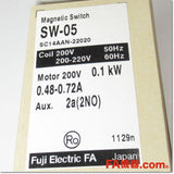 Japan (A)Unused,SW-05 AC200V 0.48-0.72A 2a  電磁開閉器,Irreversible Type Electromagnetic Switch,Fuji