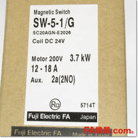 Japan (A)Unused,SW-5-1/G DC24V 12-18A 2a Electrical Switch,Irreversible Type Electromagnetic Switch,Fuji 