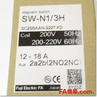 Japan (A)Unused,SW-N1/3H AC200V 12-18A 2a2b 電磁開閉器,Irreversible Type Electromagnetic Switch,Fuji 