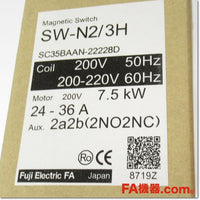 Japan (A)Unused,SW-N2/3H AC200V 24-36A 2a2b 電磁開閉器,Irreversible Type Electromagnetic Switch,Fuji