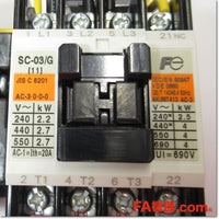 Japan (A)Unused,SC-03RM/G DC24V 1b×2 可逆形電磁接触器,Reversible Type Electromagnetic Switch,Fuji