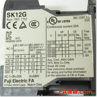 Japan (A)Unused,SK12GW-E01K1P1 DC24V 1.1-1.65A 1b 電磁開閉器,Irreversible Type Electromagnetic Switch,Fuji
