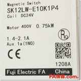 Japan (A)Unused,SK12LW-E10K1P4 DC24V 1.4-2.1A 1a 電磁開閉器,Irreversible Type Electromagnetic Switch,Fuji 