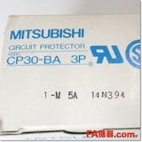 Japan (A)Unused,CP30-BA 3P 1-M 5A circuit protector 3-Pole,MITSUBISHI 
