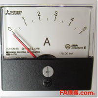 Japan (A)Unused,YM-206NRI 0-5A FS DC1mA BR 受信指示計 赤針付き,Instrumentation And Protection Relay Other,MITSUBISHI