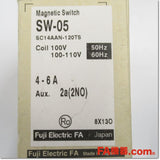 Japan (A)Unused,SW-05 AC100V 4-6A 2a 電磁開閉器,Irreversible Type Electromagnetic Switch,Fuji