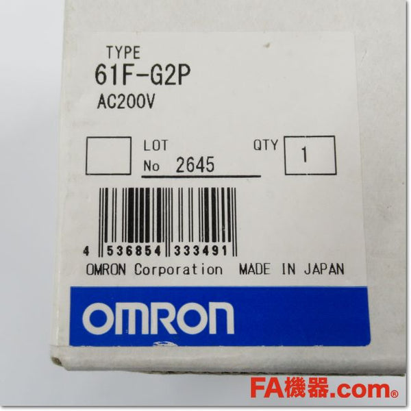 omron フロートなしスイッチ(プラグインタイプ) (61F-G2P AC100) - 1