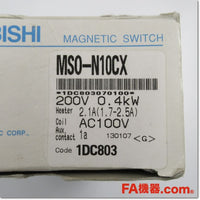 Japan (A)Unused,MSO-N10CX AC100V 1.7-2.5A 1a 電磁開閉器,Irreversible Type Electromagnetic Switch,MITSUBISHI