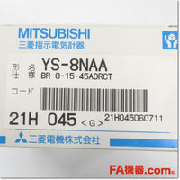 Japan (A)Unused,YS-8NAA 15A 0-15-45A DRCT BR 交流電流計 ダイレクト計器 3倍延長 赤針付,Ammeter,MITSUBISHI