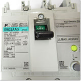 Japan (A)Unused,EW32AAG-3P020 4B 漏電遮断器 3P 20A 30mA,Earth Leakage Breaker 3-Pole,Fuji 