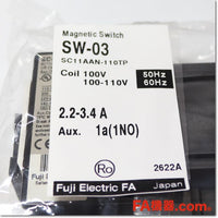 Japan (A)Unused,SW-03 AC100V 1a 2.2-3.4A 電磁開閉器,Irreversible Type Electromagnetic Switch,Fuji