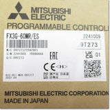Japan (A)Unused,FX3G-60MR/ES シーケンサ基本ユニット AC100-240V,Main Module,MITSUBISHI