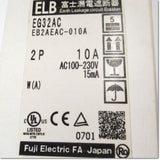 Japan (A)Unused,EG32AC 2P 10A 15mA WA Japanese equipment,Earth Leakage Circuit Breaker 2-Pole,Fuji 