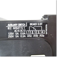 Japan (A)Unused,EW32AFC-3P015 漏電遮断器 3P 15A 30mA 補助スイッチ付き,Earth Leakage Breaker 3-Pole,Fuji