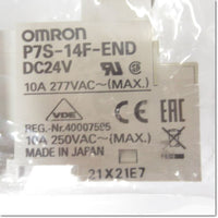 Japan (A)Unused,P7S-14F-END DC24V セーフティリレーソケット 14ピン,Safety Relay / Socket,OMRON