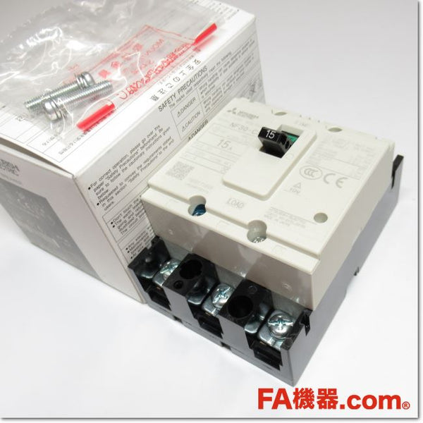 Japan (A)Unused,NF30-CS 3P 15A  ノーヒューズ遮断器