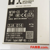 Japan (A)Unused,NF30-CS 3P 15A ノーヒューズ遮断器,MCCB 3 Poles,MITSUBISHI 