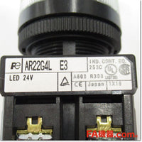 Japan (A)Unused,AR22G4L-10E3W φ22 照光押ボタンスイッチ 透明フルガード形 1a AC/DC24V,Illuminated Push Button Switch,Fuji