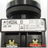 Japan (A)Unused,AR22G4L-10E3W φ22 照光押ボタンスイッチ 透明フルガード形 1a AC/DC24V,Illuminated Push Button Switch,Fuji 