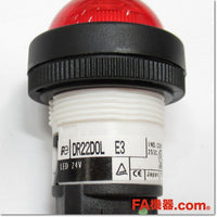 Japan (A)Unused,DR22D0L-E3R φ22 ドーム形表示灯 AC/DC24V ,Indicator <Lamp>,Fuji