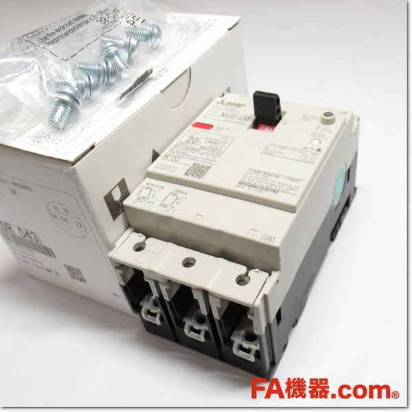 Japan (A)Unused,NV32-CVF 3P 20A 30mA 漏電遮断器