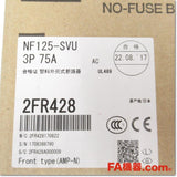 Japan (A)Unused,NF125-SVU 3P 75A UL 489Listedノーヒューズ遮断器 端子カバー付き,MCCB 3 Poles,MITSUBISHI