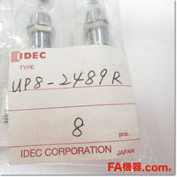 Japan (A)Unused,UP8-2489R φ8 LED式小形表示灯 フード形 DC24V 8個セット,Indicator <Lamp>,IDEC