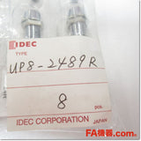 Japan (A)Unused,UP8-2489R φ8 LED式小形表示灯 フード形 DC24V 8個セット,Indicator<lamp> ,IDEC</lamp>