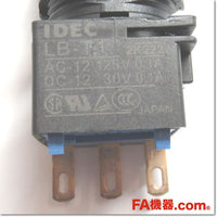 Japan (A)Unused,LB1B-M1T1G φ16 押ボタンスイッチ 丸形 金接点1c,Illuminated Push Button Switch,IDEC