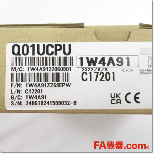 Japan (A)Unused,Q01UCPU ユニバーサルモデルQCPU,อะไหล่เครื่องจักร,Machine Parts ...