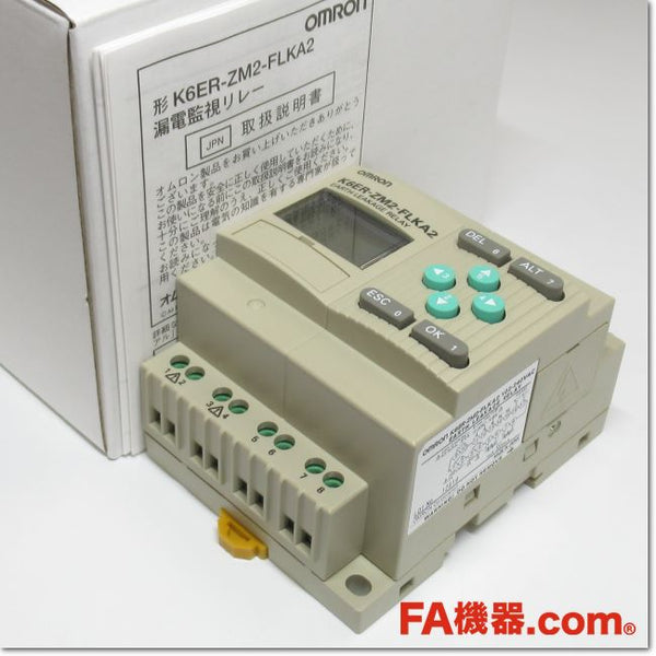 Japan (A)Unused,K6ER-ZM2-FLKA2 Ior方式漏電監視リレー AC100-240V