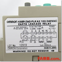Japan (A)Unused,K6ER-ZM2-FLKA2 Ior方式漏電監視リレー AC100-240V,Protection Relay,OMRON