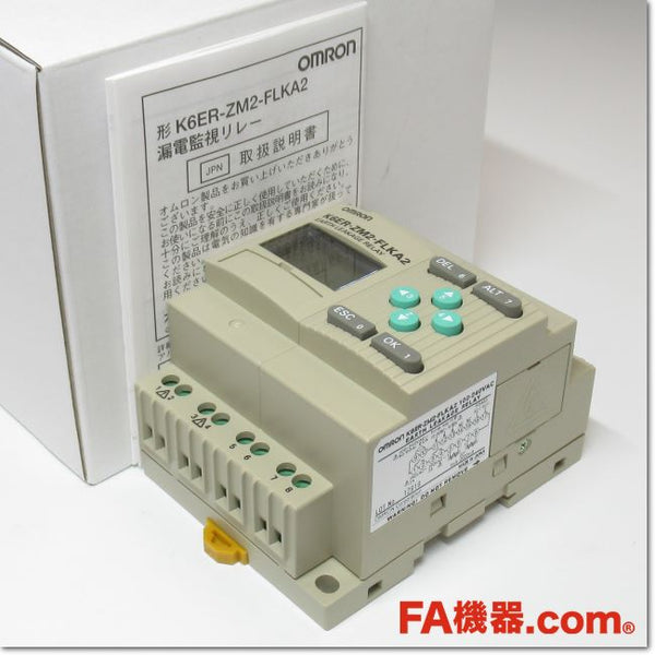 Japan (A)Unused,K6ER-ZM2-FLKA2 Ior方式漏電監視リレー AC100-240V