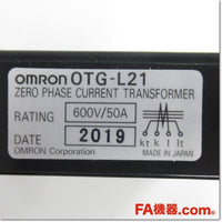 Japan (A)Unused,OTG-L21 零相変流器 50A,Protection Relay,OMRON