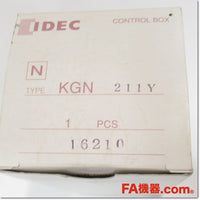 Japan (A)Unused,KGN211Y φ30 コントロールボックス 2点用 穴あり,Control Box,IDEC