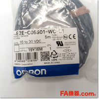 Japan (A)Unused,E2E-C05S01-WC-C1 5m Japanese equipment φ5.4 NO,Amplifier Built-in Proximity Sensor,OMRON 