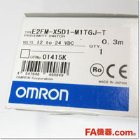 Japan (A)Unused,E2FM-X5D1-M1TGJ-T 0.3m Japanese equipment M18 M12 Japanese equipment Product NO,Amplifier Built-in Proximity Sensor,OMRON 