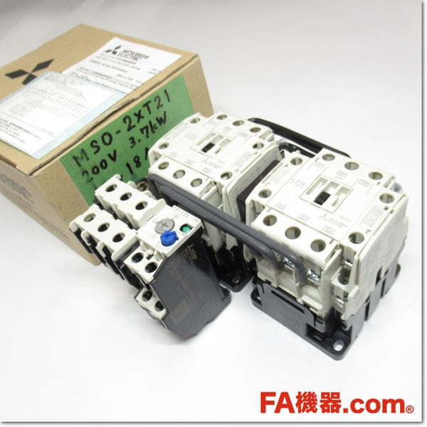 Japan (A)Unused,MSO-2XT21 AC200V 12-18A 2a2bx2 可逆式電磁開閉器