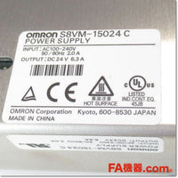 Japan (A)Unused,S8VM-15024C スイッチング・パワーサプライ カバー付きタイプ 底面取付 24V6.5A,DC24V Output,OMRON