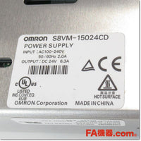 Japan (A)Unused,S8VM-15024CD スイッチング・パワーサプライ 24V 6.5A DINレール取付タイプ,DC24V Output,OMRON