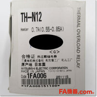 Japan (A)Unused,TH-N12 0.55-0.85A サーマルリレー,Thermal Relay,MITSUBISHI 