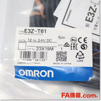 Japan (A)Unused,E3Z-T61 5m アンプ内蔵形光電センサ 透過形 入光ON/遮光ON切替式,Built-in Amplifier Photoelectric Sensor,OMRON