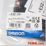 Japan (A)Unused,E3Z-T61 5m アンプ内蔵形光電センサ 透過形 入光ON/遮光ON切替式,Built-in Amplifier Photoelectric Sensor,OMRON