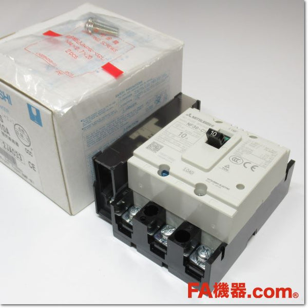 Japan (A)Unused,NF30-CS 3P 10A AX-1L SLT ノーヒューズ遮断器 補助スイッチ付き