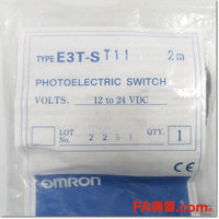 Japan (A)Unused,E3T-ST11 2m アンプ内蔵形光電センサ 透過形 入光時ON M2取付タイプ,Built-in Amplifier Photoelectric Sensor,OMRON