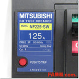 Japan (A)Unused,NF225-SW 3P 125A ノーヒューズ遮断器,MCCB 3 Poles,MITSUBISHI